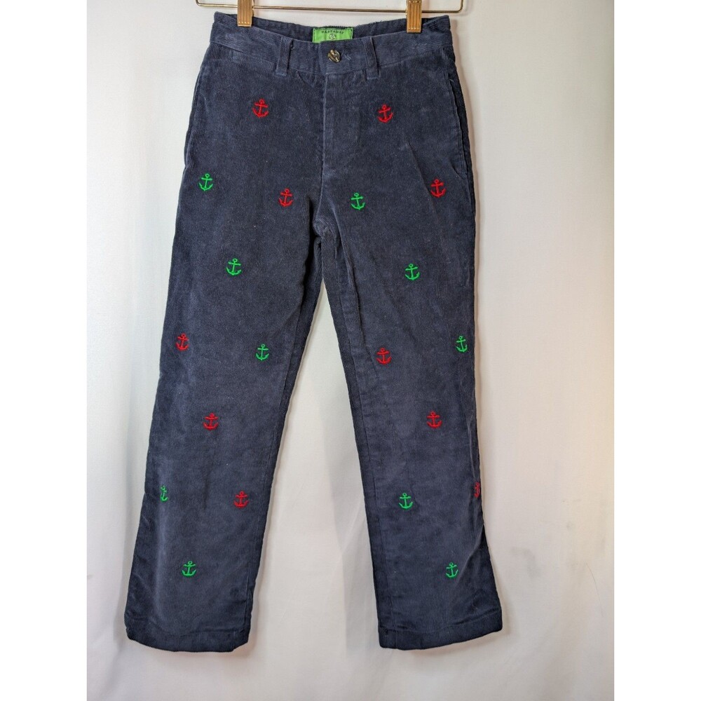Castaway Nantucket Navy Corduroy Nautical Pattern Pants Child 8